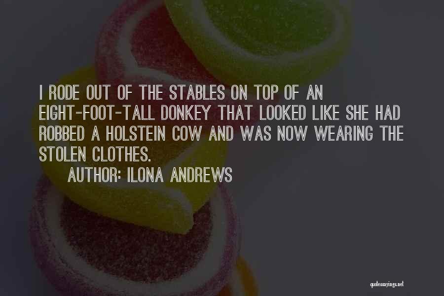 Best Donkey Quotes By Ilona Andrews