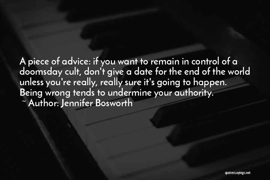 Best Doomsday Quotes By Jennifer Bosworth