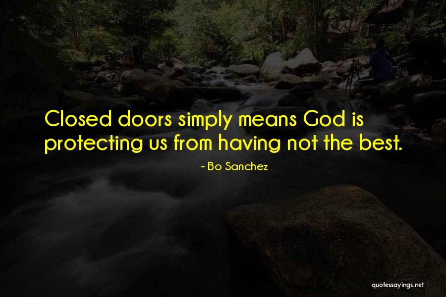 Best Doors Quotes By Bo Sanchez Best Doors Quotes By Bo Sanchez