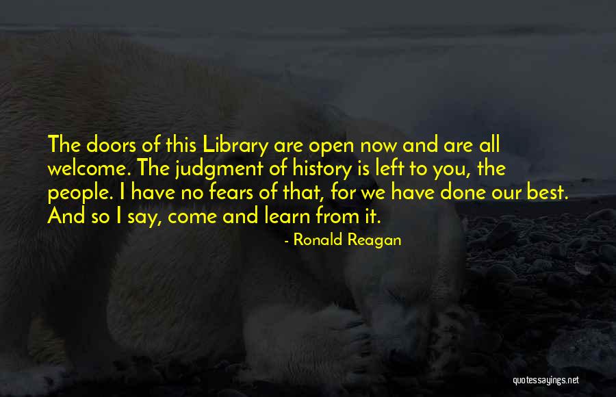 Best Doors Quotes By Ronald Reagan Best Doors Quotes By Ronald Reagan