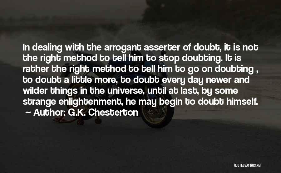 Best Doubting Quotes By G.K. Chesterton