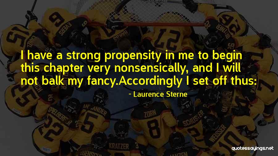 Best Dr. Mcninja Quotes By Laurence Sterne Best Dr. Mcninja Quotes By Laurence Sterne