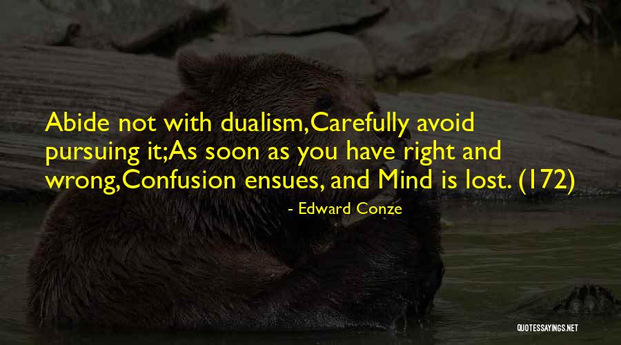 Best Dualism Quotes By Edward Conze