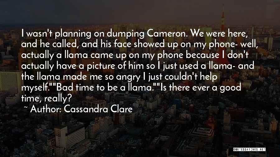 Best Dumping Quotes By Cassandra Clare