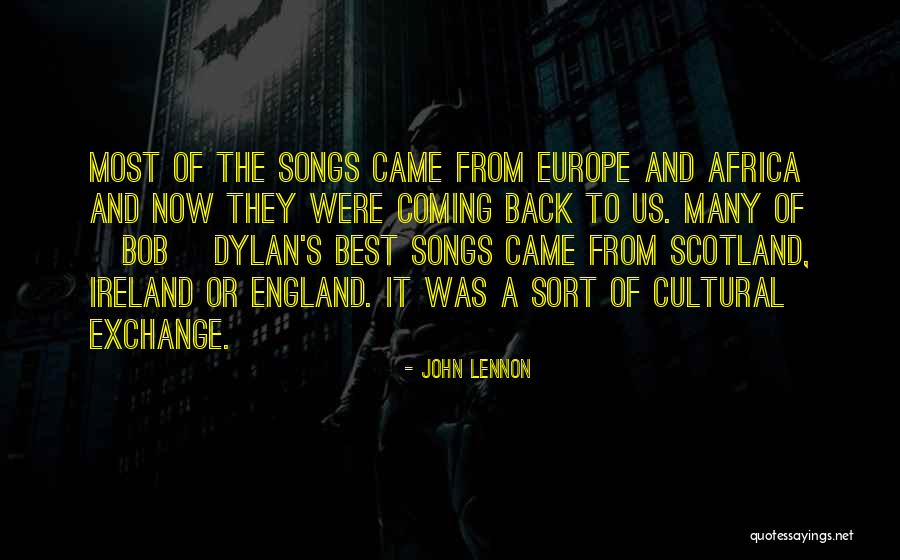 Best Dylan Quotes By John Lennon