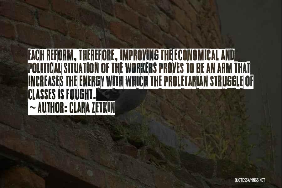 Best Economical Quotes By Clara Zetkin