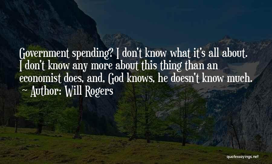 Best Economist Quotes By Will Rogers