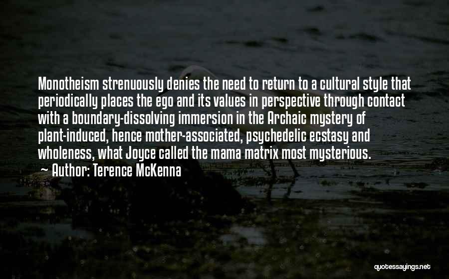 Best Ecstasy Quotes By Terence McKenna