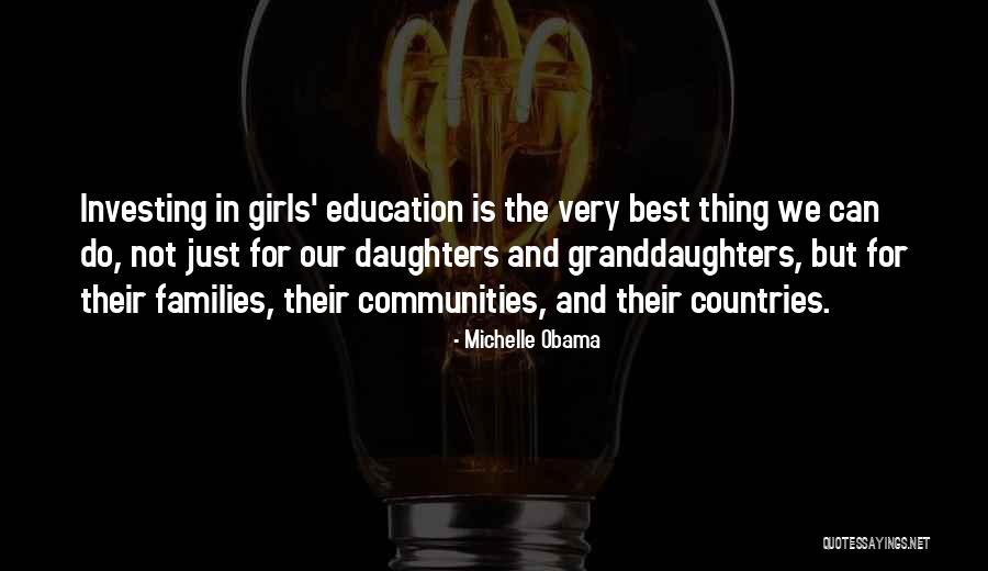 Best Education Quotes By Michelle Obama