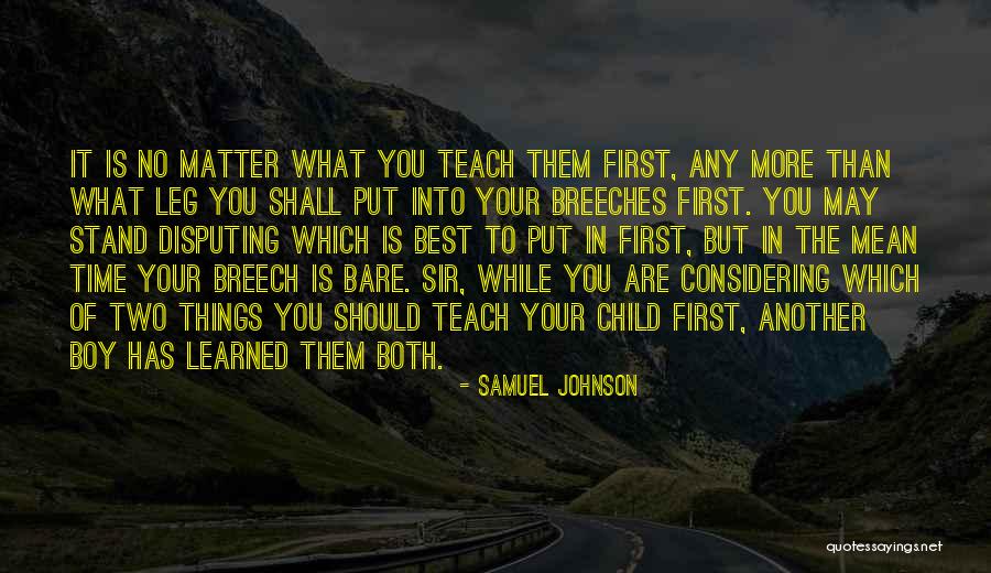 Best Education Quotes By Samuel Johnson