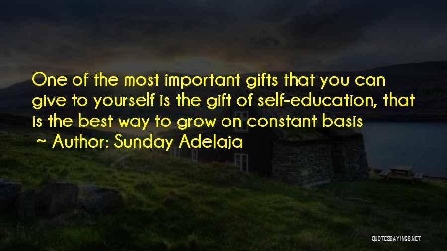 Best Education Quotes By Sunday Adelaja