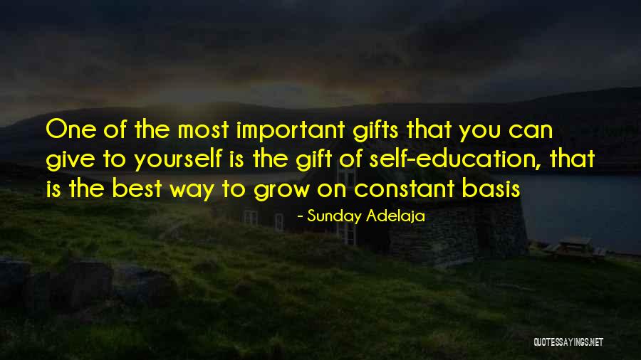 Best Education Quotes By Sunday Adelaja