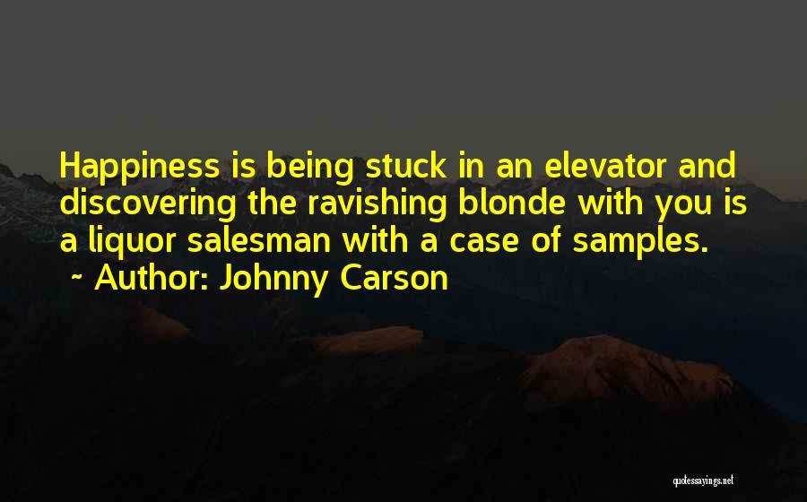 Best Elevator Quotes By Johnny Carson