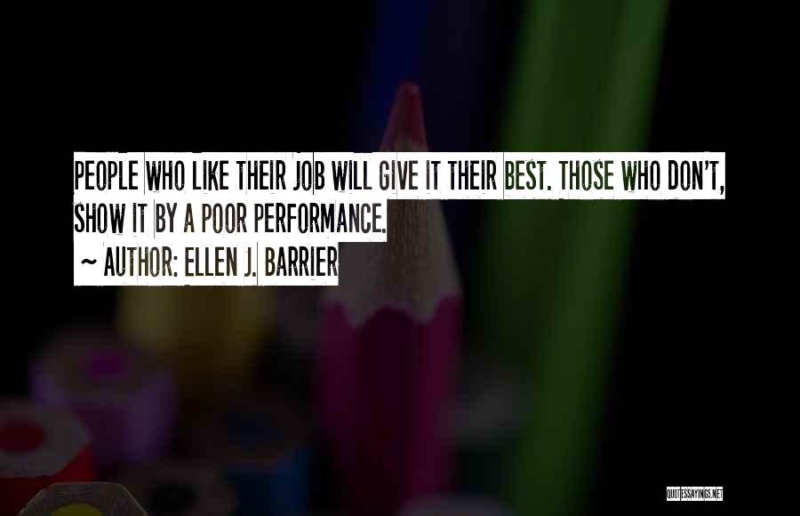 Best Ellen Quotes By Ellen J. Barrier