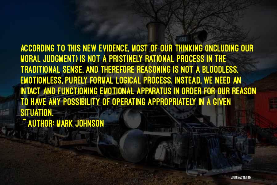 Best Emotionless Quotes By Mark Johnson