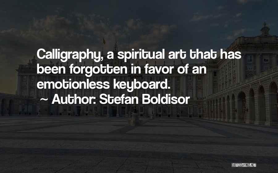 Best Emotionless Quotes By Stefan Boldisor