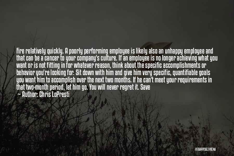 Best Employee Of The Month Quotes By Chris LoPresti