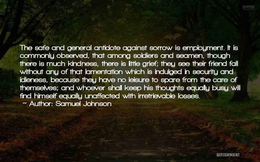 Best Employment Quotes By Samuel Johnson