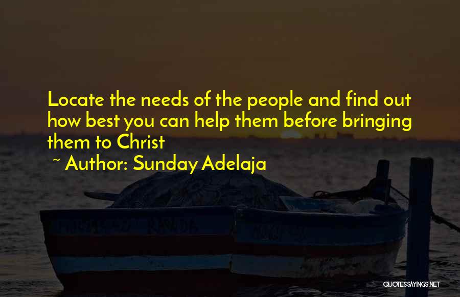 Best Employment Quotes By Sunday Adelaja