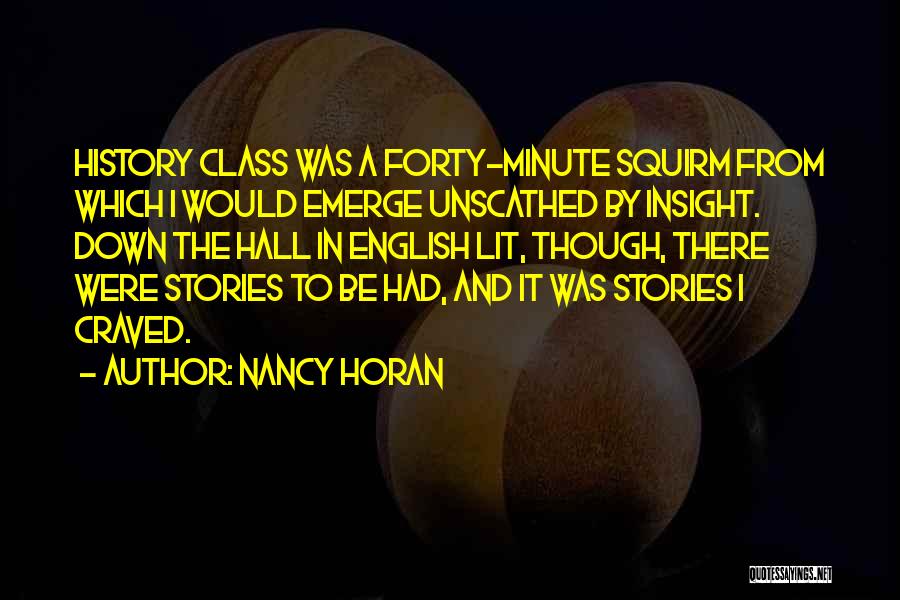 Best English Lit Quotes By Nancy Horan