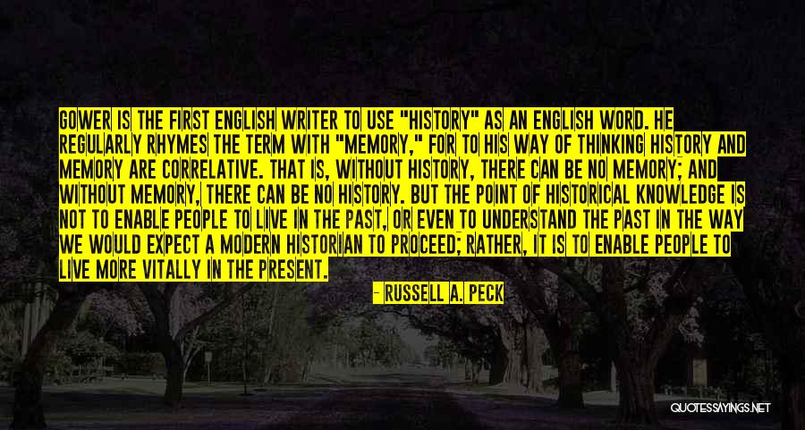 Best English Lit Quotes By Russell A. Peck