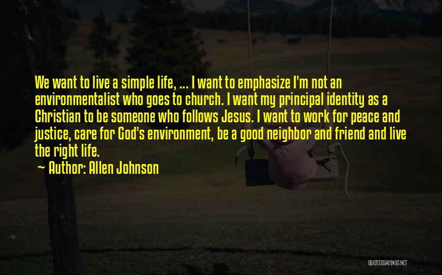 Best Environmentalist Quotes By Allen Johnson