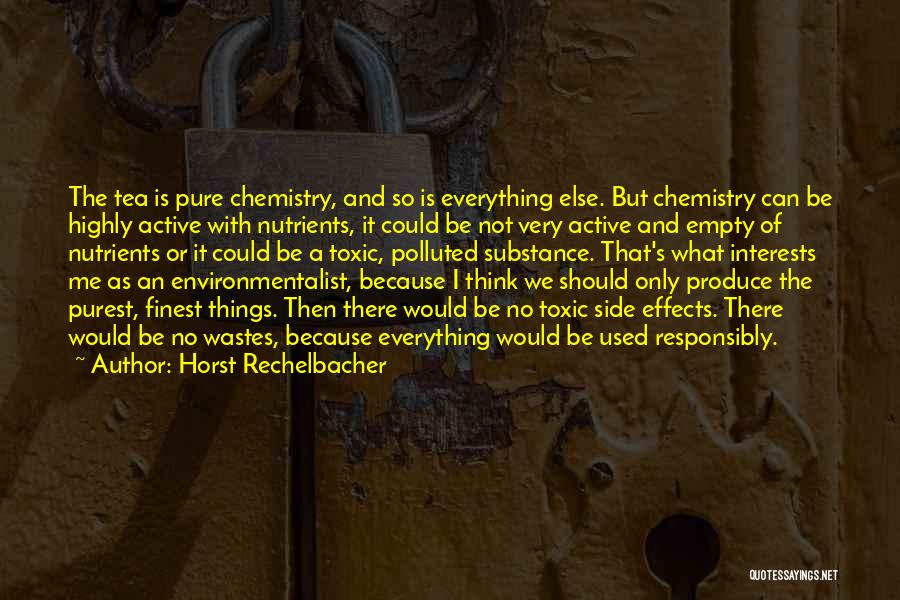 Best Environmentalist Quotes By Horst Rechelbacher