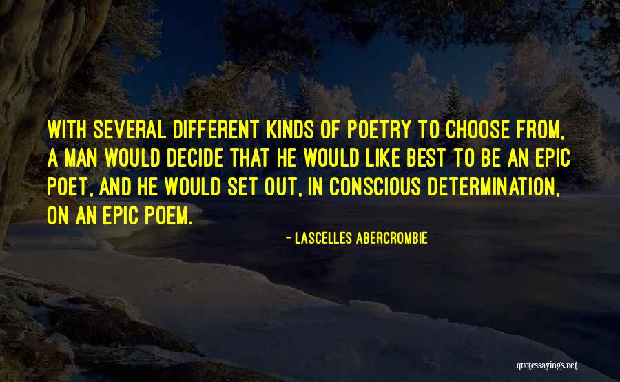 Best Epic Poem Quotes By Lascelles Abercrombie