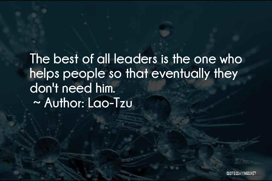 Best Eventually Quotes By Lao-Tzu