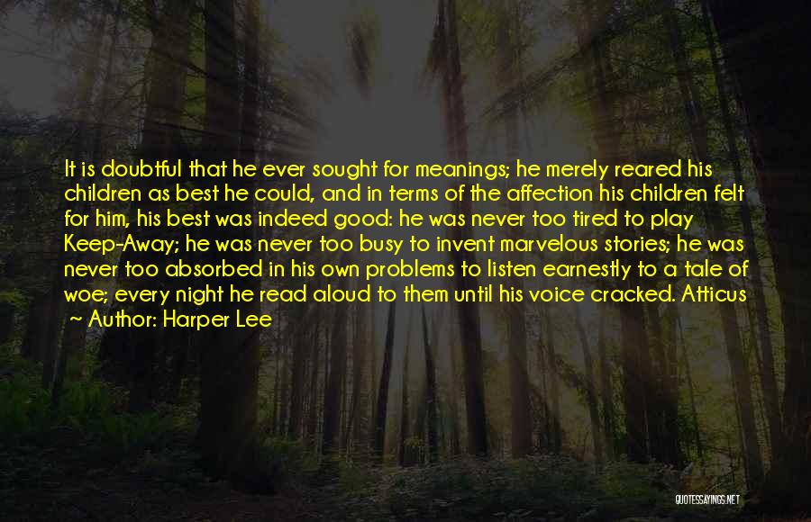 Best Ever Good Night Quotes By Harper Lee