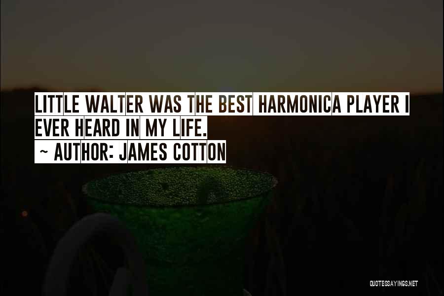 Best Ever Heard Quotes By James Cotton