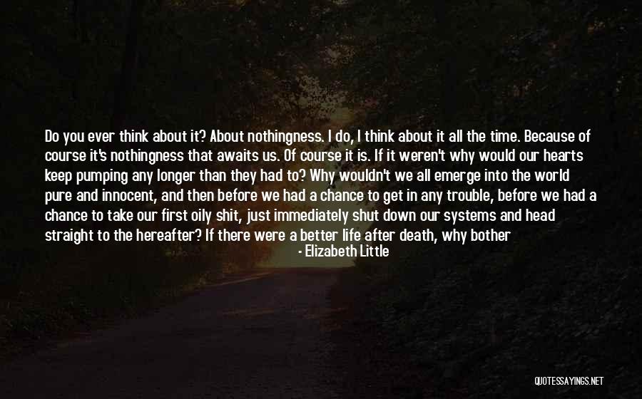 Best Ever Life Time Quotes By Elizabeth Little