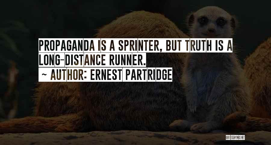 Best Ever Partridge Quotes By Ernest Partridge