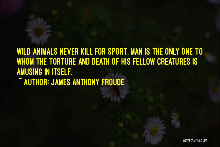 Best Ever Sport Quotes By James Anthony Froude