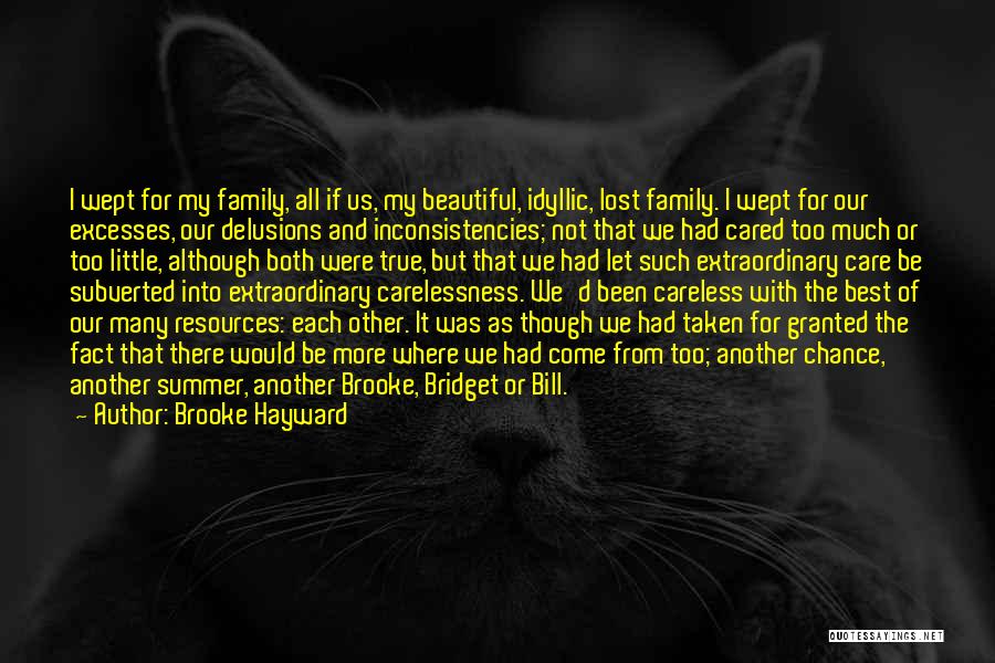 Best Excess Quotes By Brooke Hayward