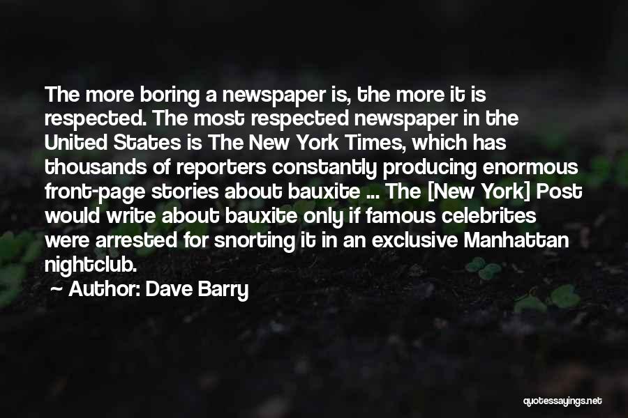 Best Exclusive Quotes By Dave Barry