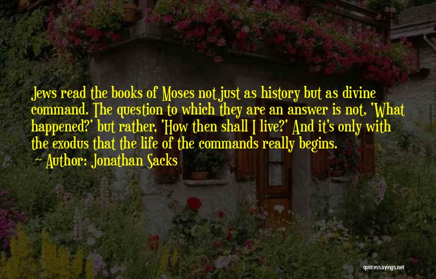 Best Exodus Quotes By Jonathan Sacks