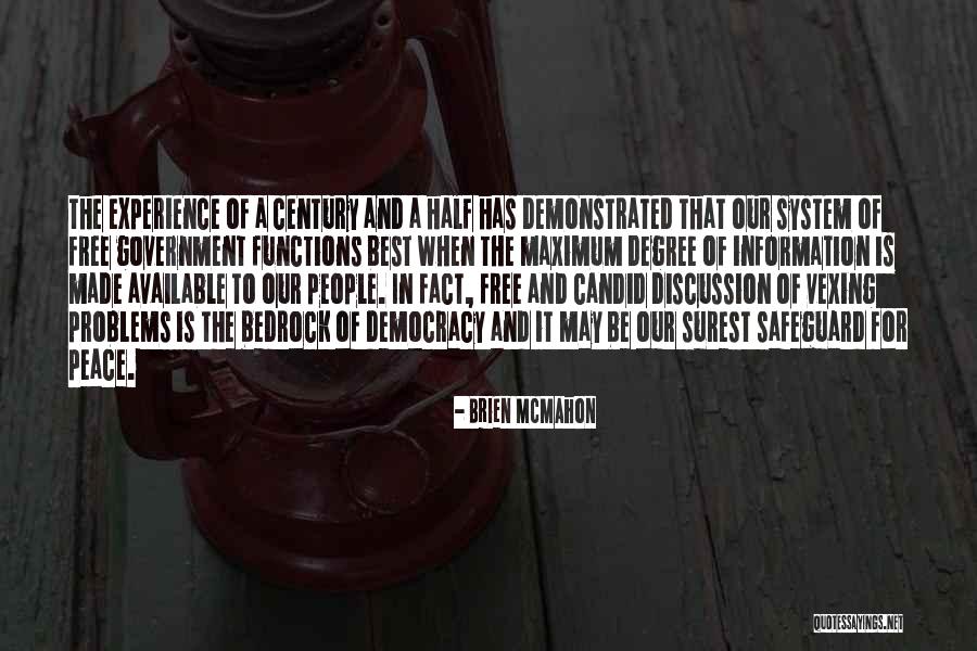 Best Experience Quotes By Brien McMahon Best Experience Quotes By Brien McMahon