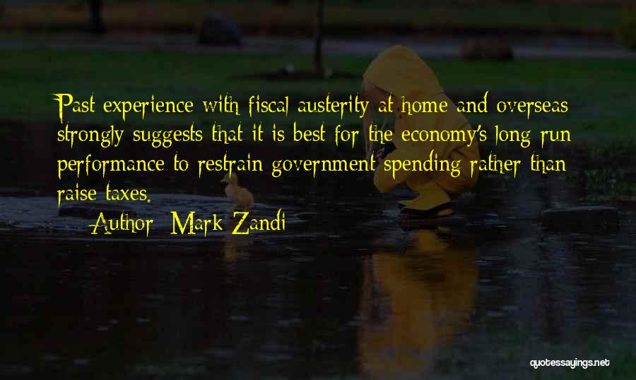 Best Experience Quotes By Mark Zandi
