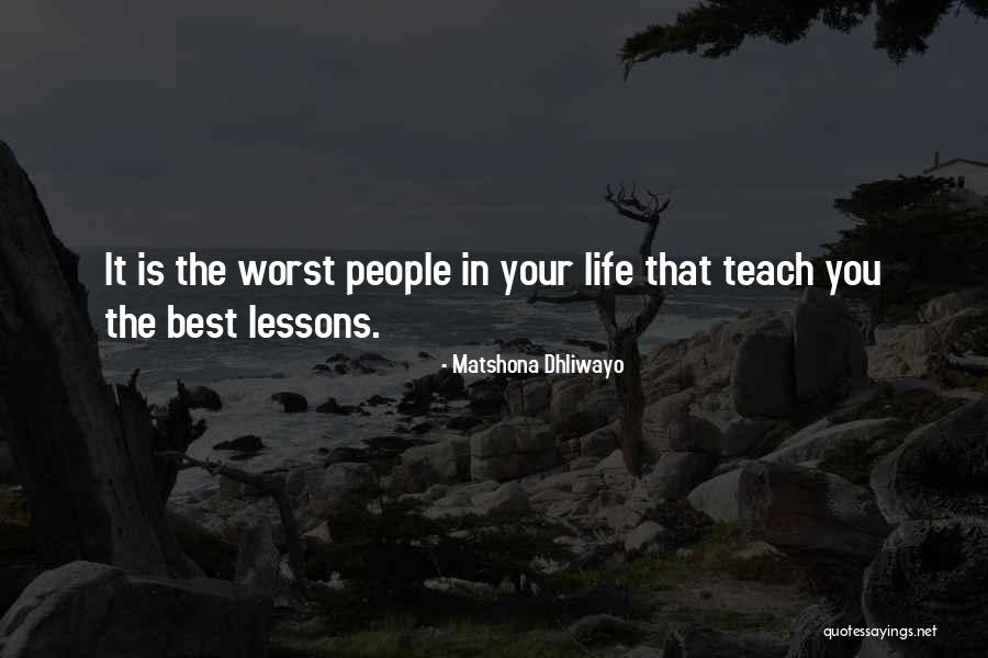Best Experience Quotes By Matshona Dhliwayo