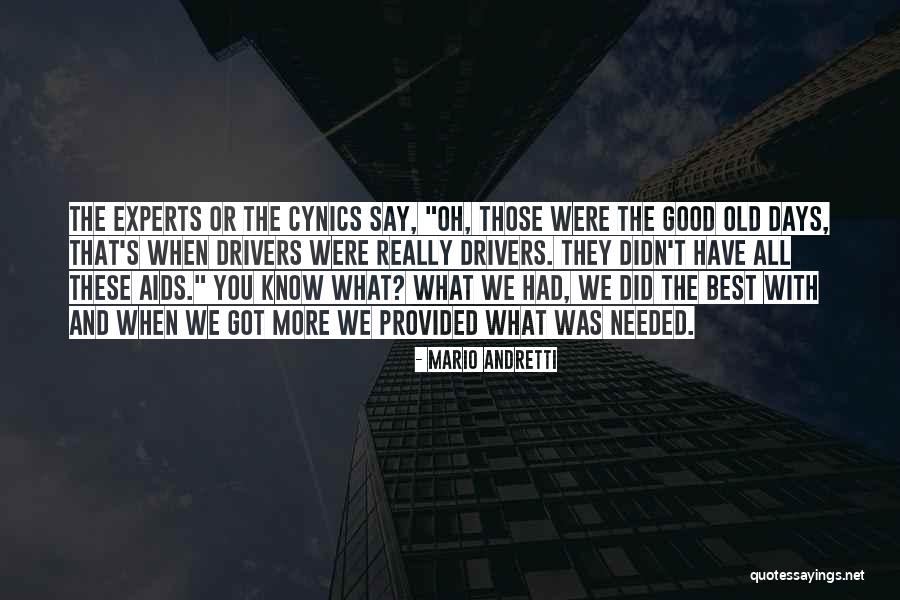 Best Experts Quotes By Mario Andretti Best Experts Quotes By Mario Andretti
