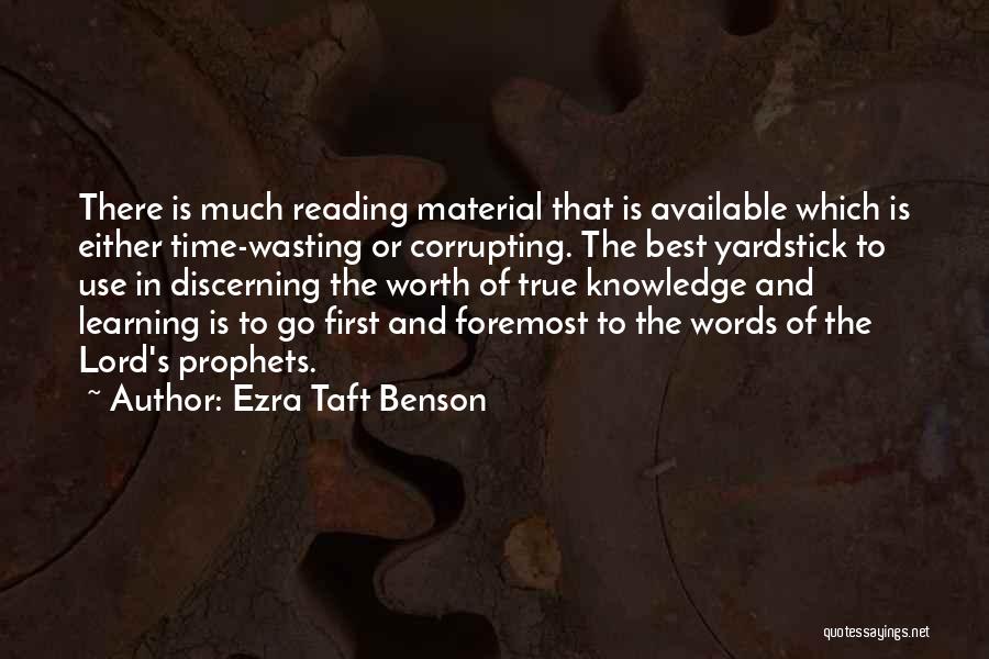 Best Ezra Quotes By Ezra Taft Benson