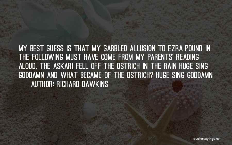 Best Ezra Quotes By Richard Dawkins