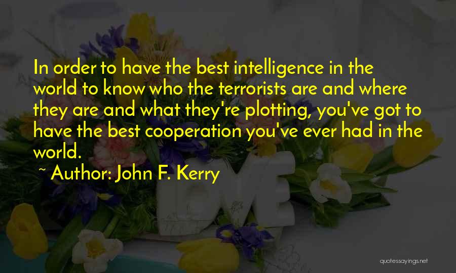 Best F.b Quotes By John F. Kerry