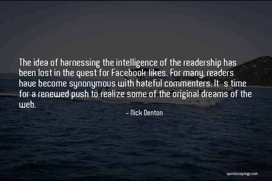 Best Facebook Likes Quotes By Nick Denton