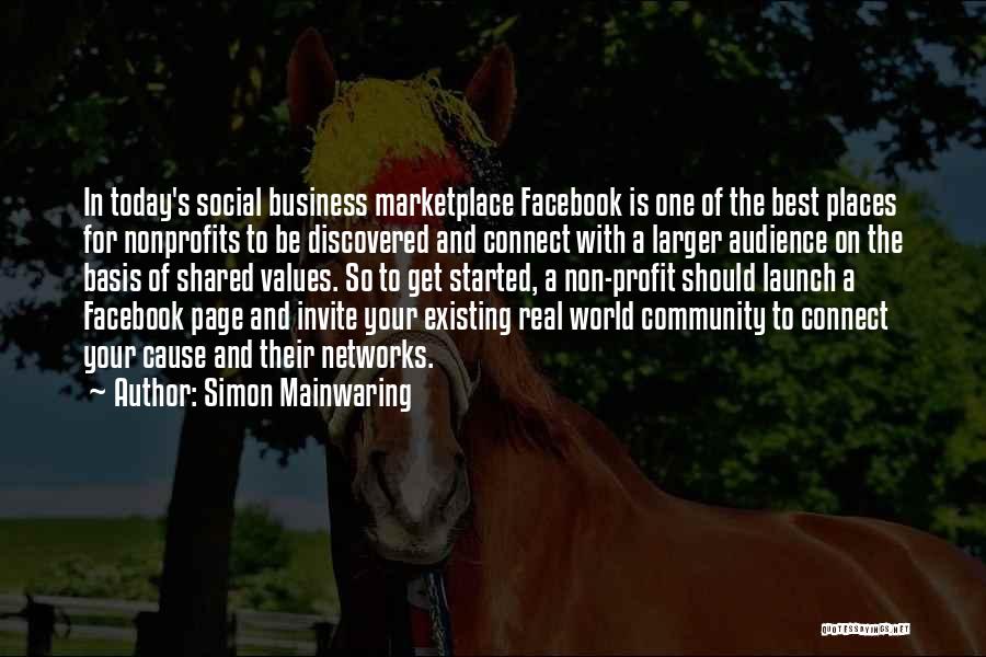 Best Facebook Quotes By Simon Mainwaring