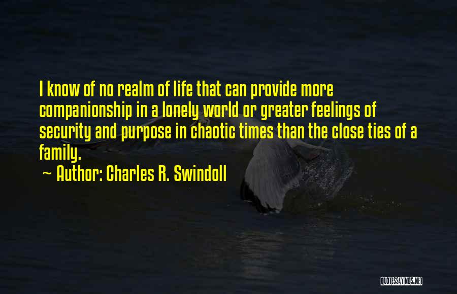 Best Family Ties Quotes By Charles R. Swindoll