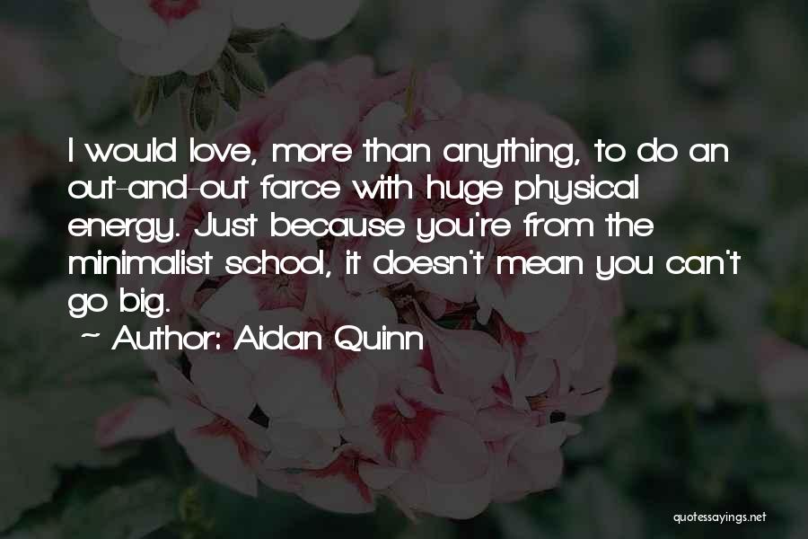 Best Farce Quotes By Aidan Quinn