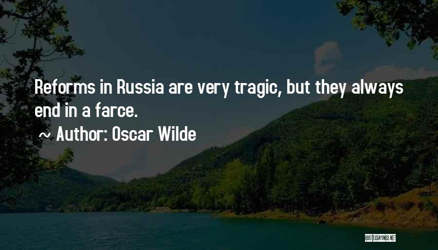 Best Farce Quotes By Oscar Wilde