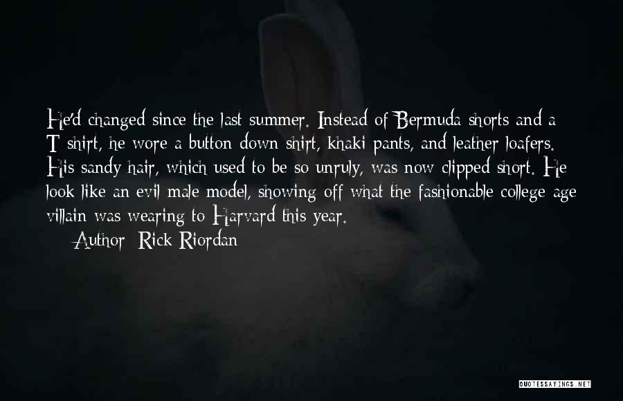 Best Fashion Hair Quotes By Rick Riordan